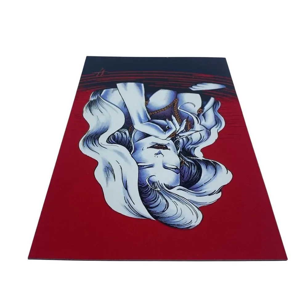 Lady Death Swimsuit Special #1 Premium Red Velvet DF Signed COA Chaos